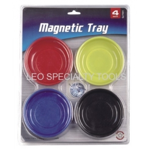 4個の異なる色磁気部品トレイセット